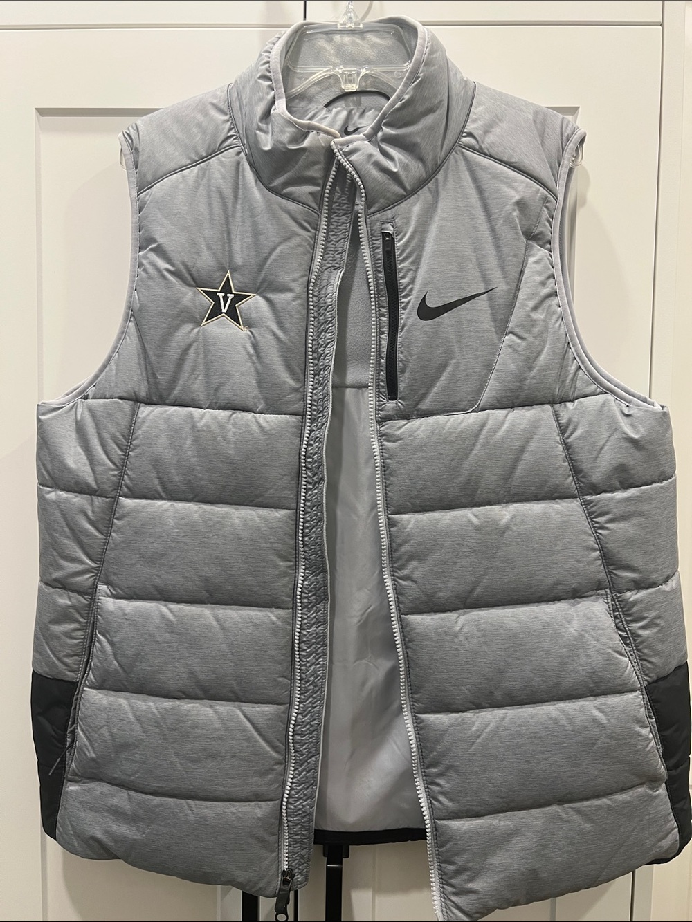 Vanderbilt University Nike Gray Quilted Puffer Vest